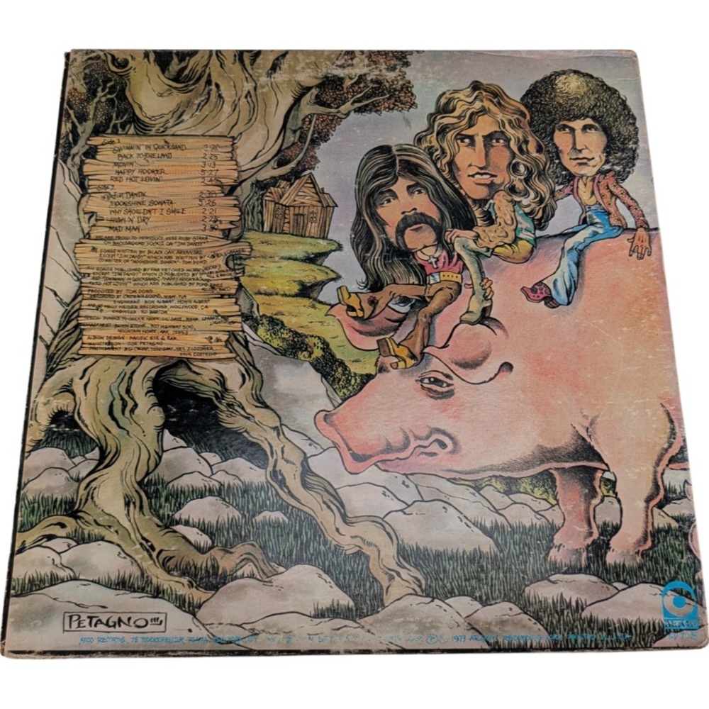 Black Oak Arkansas High On The Hog LP 1973 US ATCO SD 7035 RI Gatefold EX/VG - Picture 2 of 13